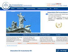 Tablet Screenshot of incassokamer.de